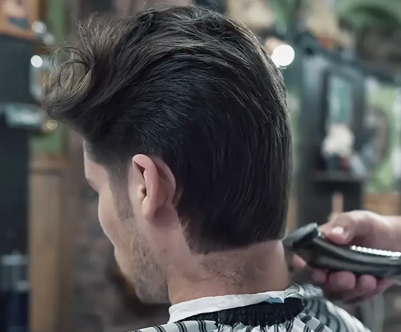 Taper cut dengan gradasi halus